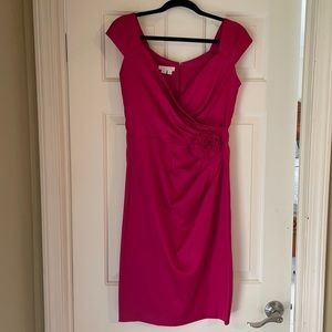 London Times fuchsia special occasions dress size 8